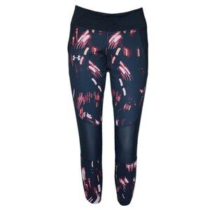 Under Armour Woman’s Leggings Work It Out Skinny Cutout Capris Yoga Pants XL